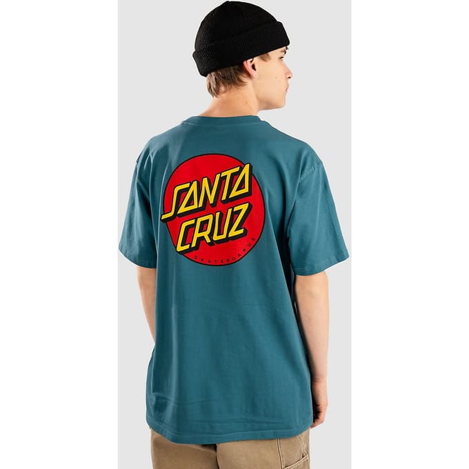 Santa Cruz Classic Dot Chest T-Shirt blauw