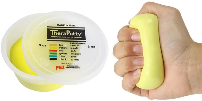 CanDo - Theraputty 56gr Xsoft/Geel - Handoefenmateriaal