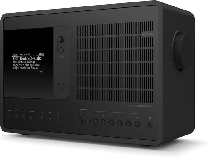 Revo SuperConnect Radio met Dab+ en internet en Bluetooth - Shadow