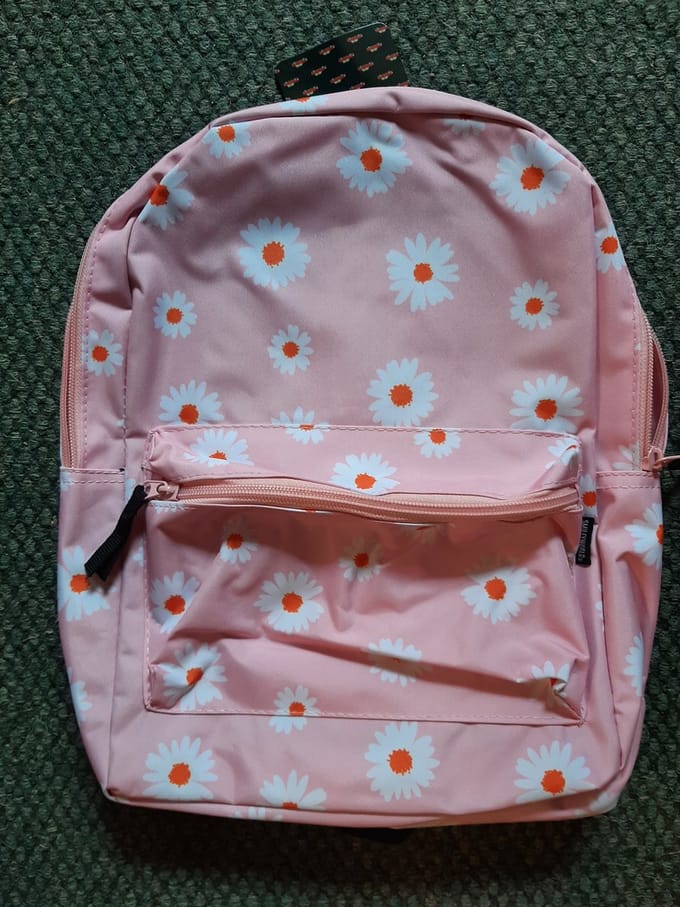 Schoolrugzak small Flower Roze 33 cm / 6 liter