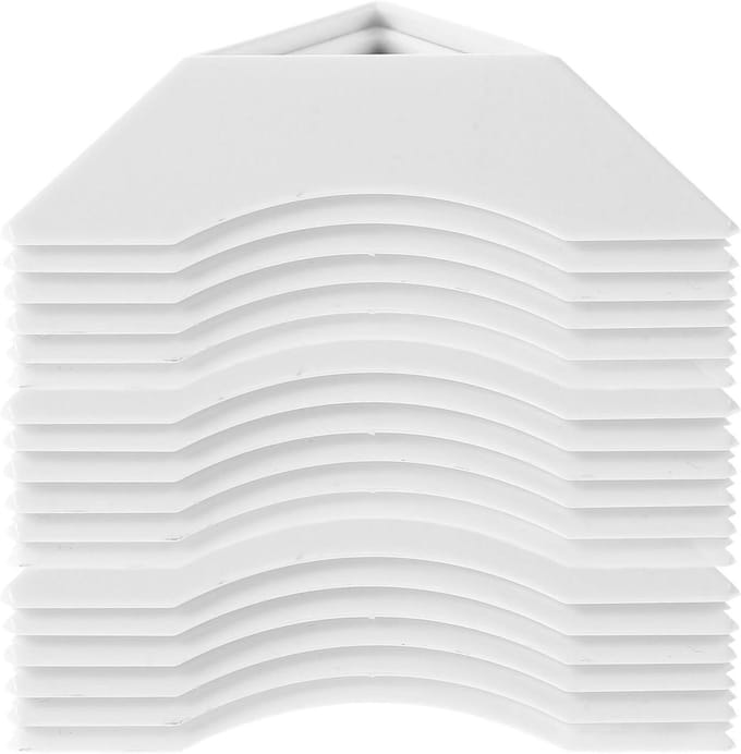 Kubushouders - Puzzel Standaard - Decoratief Display - Stabiele Driehoek - 20 Stuks - Wit