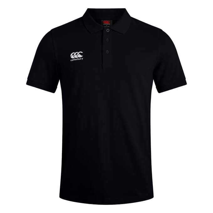 Canterbury Heren Waimak Polo Shirt (Zwart)