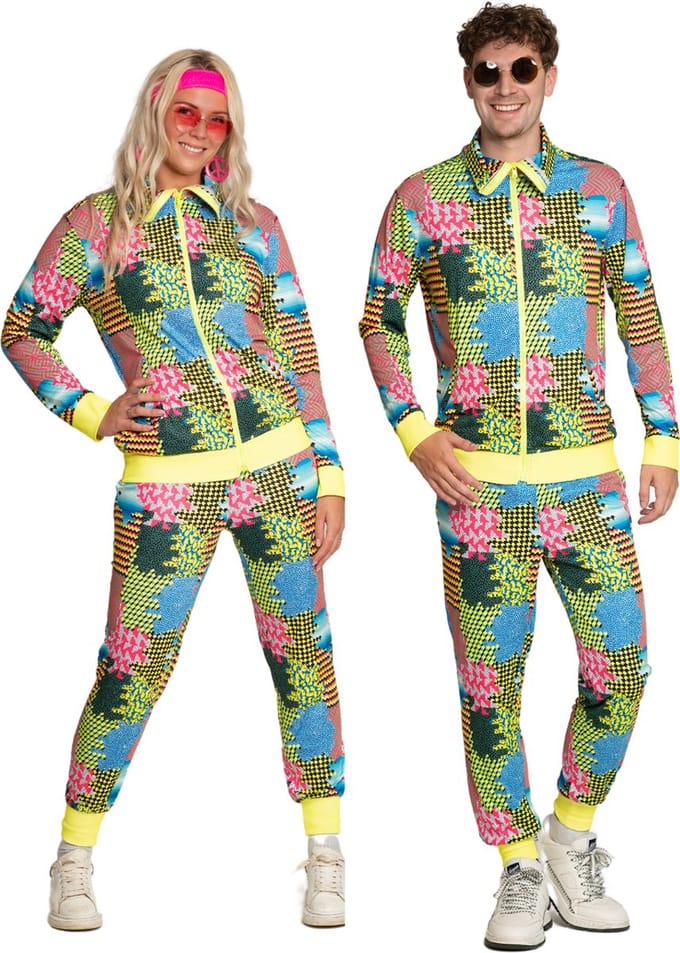 Neon Disco Shell Suit - XL