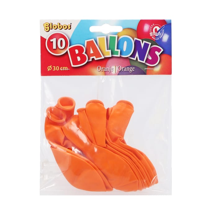Globos Ballonnen 10 Stuks Oranje