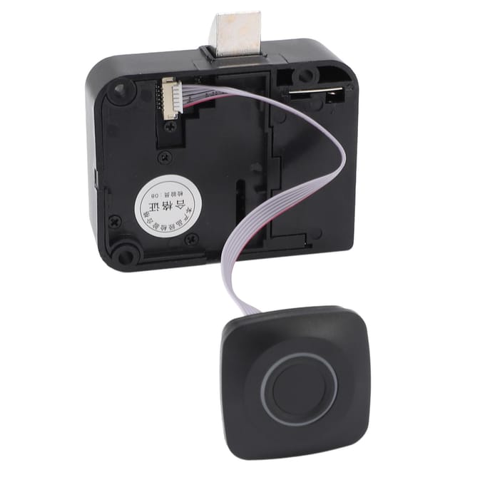 Vingerafdruk Kastslot Batterijgevoed Sleutelloos Slim Biometrisch Kastslot Vingerafdruk Lade gray