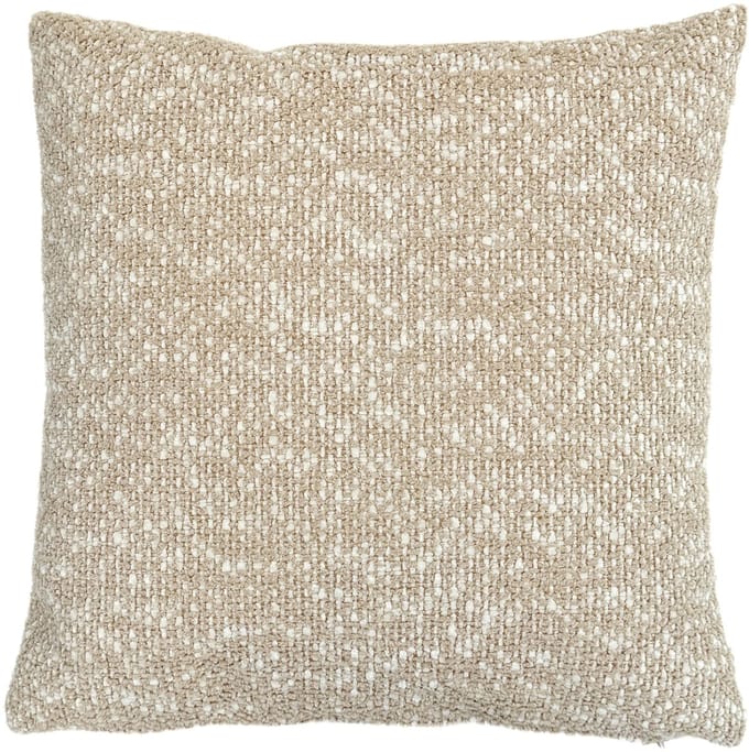 Linnoo Sierkussen Beige Crème - Zacht Grof Geweven & Comfortabel
