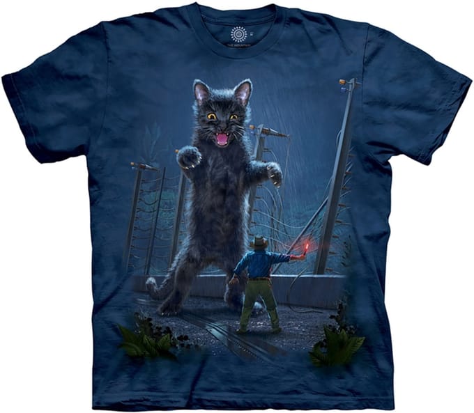 T-shirt Jurassic Kitten L