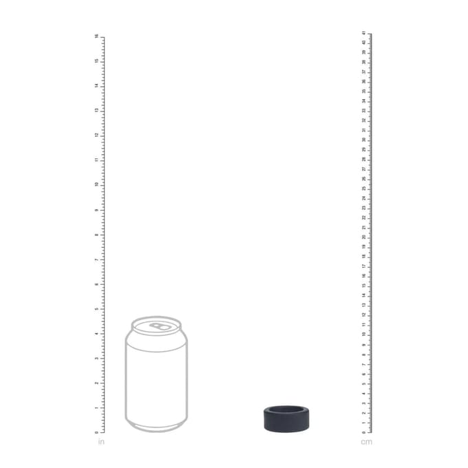 Anneau d'Érection Pour Testicules Silicone Bande de Compression Noir S 34mm