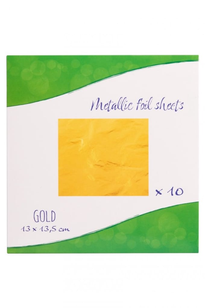 Folie Transfer Vellen - Metallic Goud - 10 vellen.
