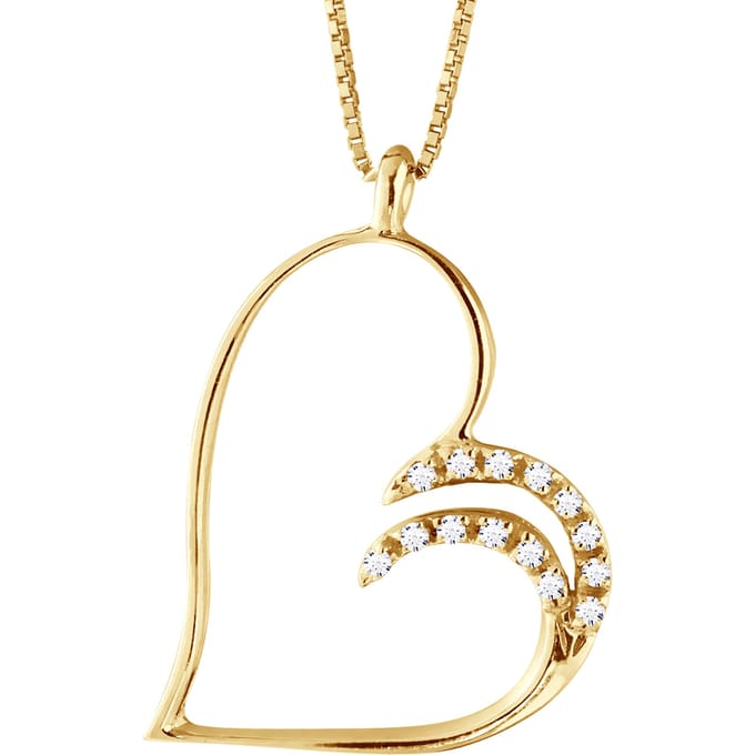 Collar HART Diamonds 0,15 Cts Yellow Gold