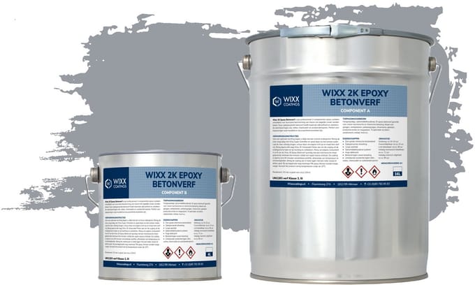 Wixx 2K Epoxy Betonverf - 20L - 20L - RAL 7040 | Venstergrijs