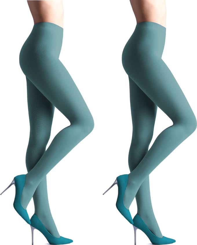 Giulia - Samba 40den (Multipack) Opaque Panty - Munt - S