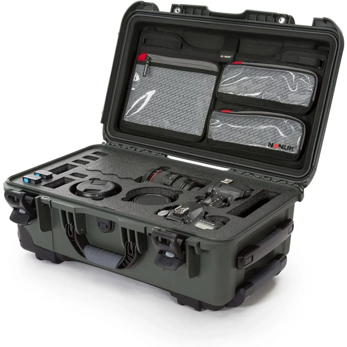Nanuk 935 Camera case DSLR - Olive - Waterdichte koffer