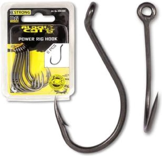 Black Cat Power Rig Hook DG Coating 6st. Size 7/0