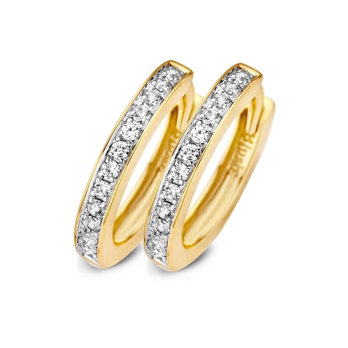 Blush Oorbellen 7163BZI - Geel Goud (14krt.) met Zirconia