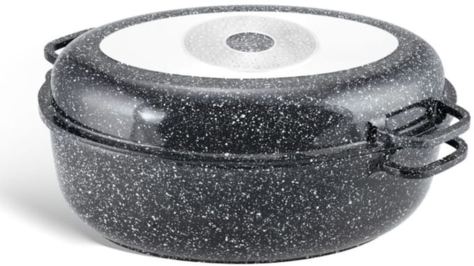 Edënbërg Stonetec Line - Braadpan van Gesmeed Aluminium - 2-delige set - 8.0 liter