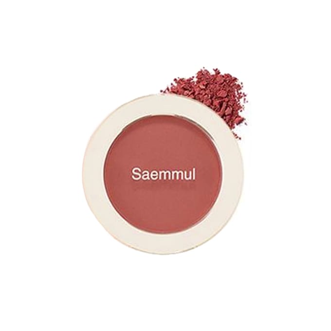 The Saem, Saemmul, enkele blusher, RD03 Trench Rose, 0.18oz white