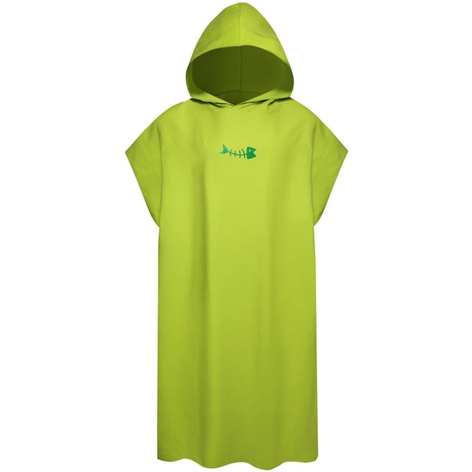 Serviette à langer Poncho de Surf, Robe à séchage rapide avec capuche, couverture de plage en microfibre, serviette de bain vert