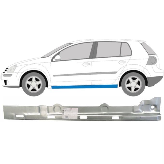 Binnenste reparatie dorpel voor Volkswagen Golf 5 2003-2009 / Links
