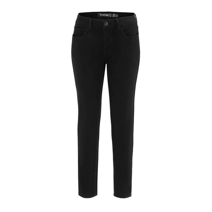 Firetrap Skinny jeans voor dames met middelhoge taille (Zwart)