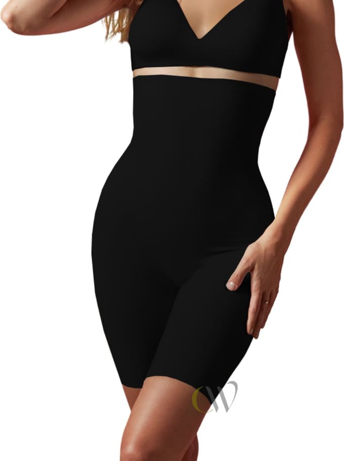 Perfect Curves High Waist Bermuda | Zwart