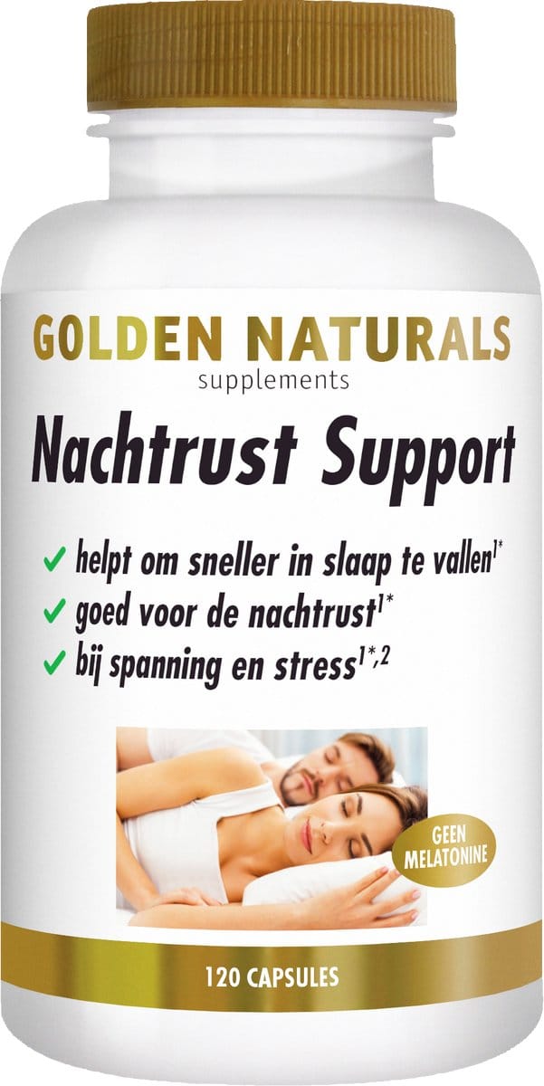 Golden Naturals Nachtrust Support (120 veganistische capsules)