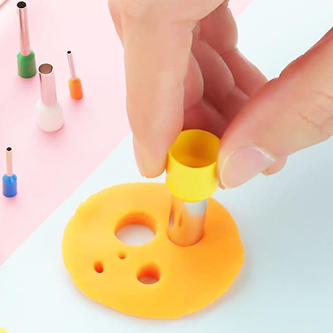 Polymeerklei Uitstekers DIY Klei Uitstekers Vormen voor Polymeer Sieraden Maken met Oorbelkaarten Haken gray