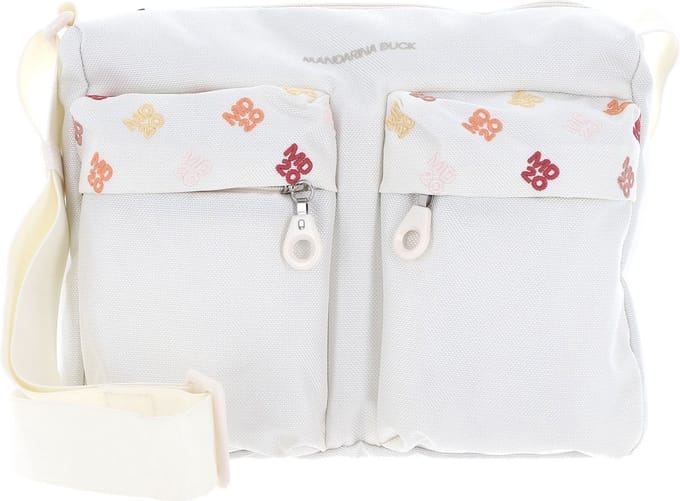 MANDARINA DUCK Schoudertas MD20 Blossom Crossover Bag Optical White Crème