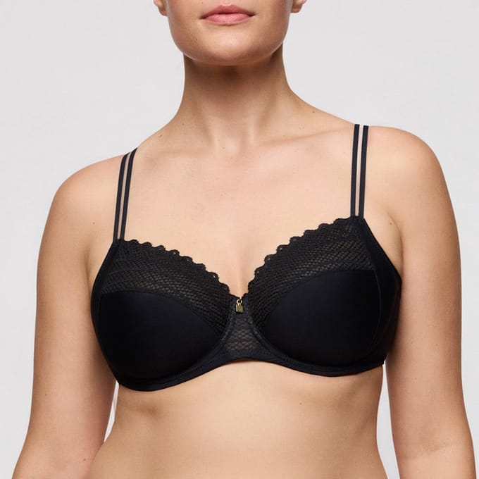 PrimaDonna Twist Twist Side Volle Cup Beugel Bh 0142570 Charbon - maat EU 75C / FR 90C