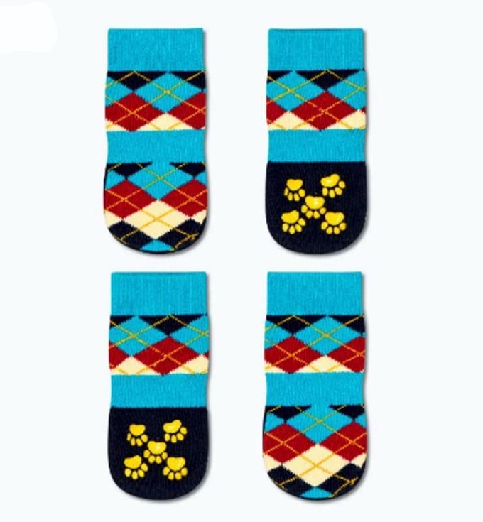 Happy Socks - Argyle Dog Sock - unisex - Sokken