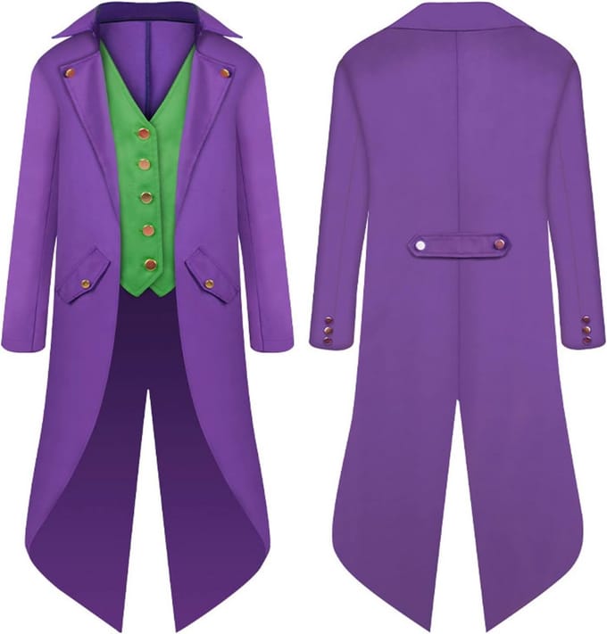 Steampunk Jas Heren Middeleeuws Kostuum Victoriaans Uniform