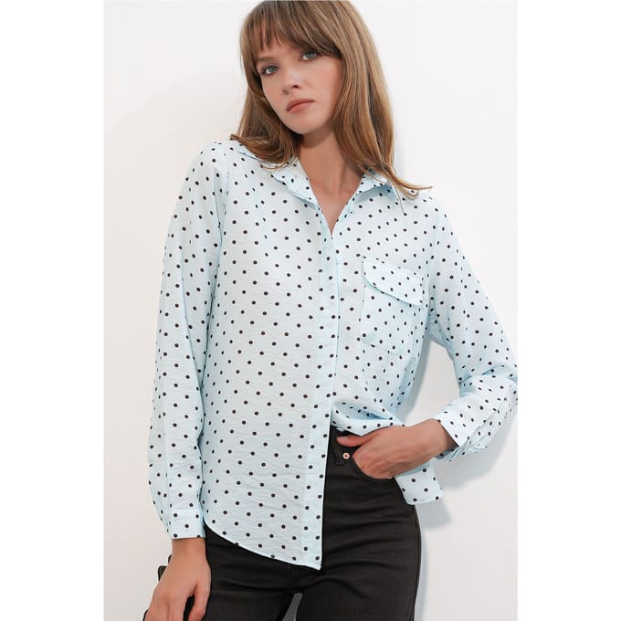 Oversized Gestreepte Woven Shirt