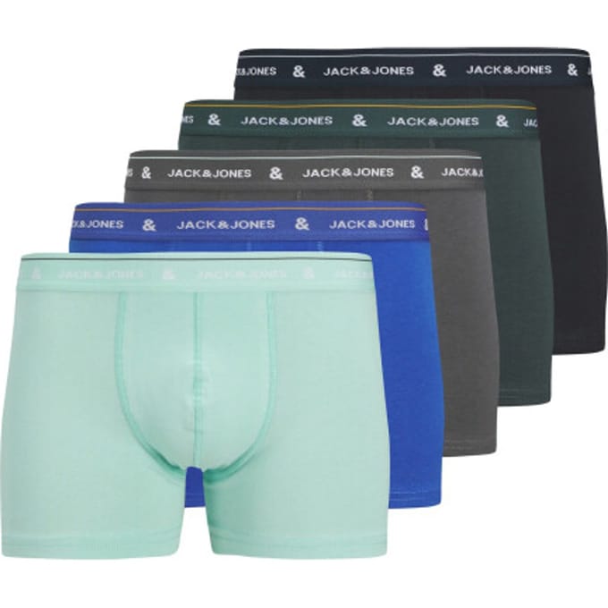 Jack & Jones Ron Solid Trunk Boxershorts Junior (5-pack) - Maat 152