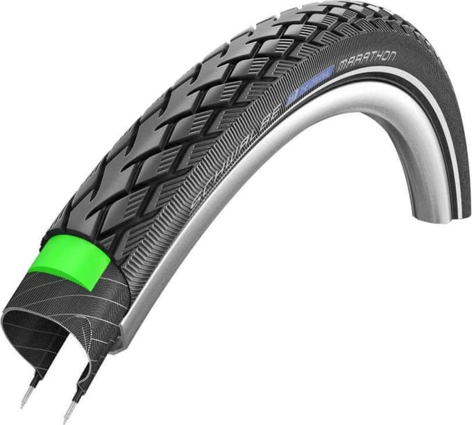 Buitenband Schwalbe Marathon GreenGuard 28 x 1.10 / 28-622 mm - zwart met reflectie