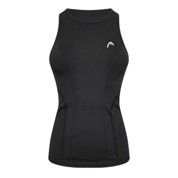 Head Vrouwen/dames Racerback Tank Top (Zwart)