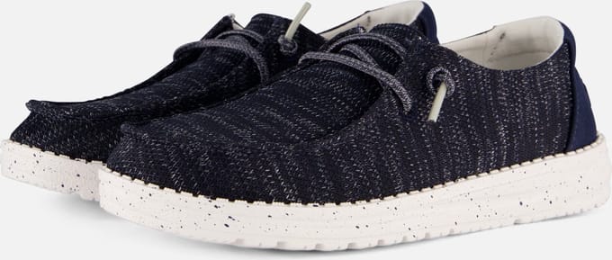 HEYDUDE Wendy Instappers blauw Canvas - Dames - Maat 40