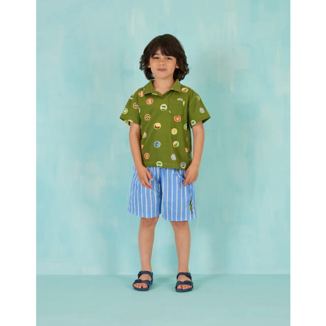 Oilily Plank Broek- maat122/7yr Ultramarine