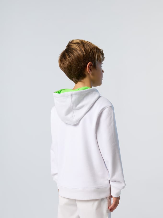 North Sails Hoodie Rits met maxi-logo