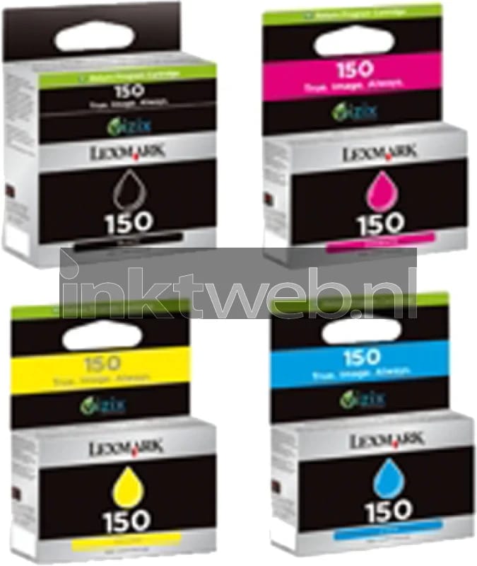 Lexmark 150 multipack BK/C/M/Y zwart en kleur (Origineel)