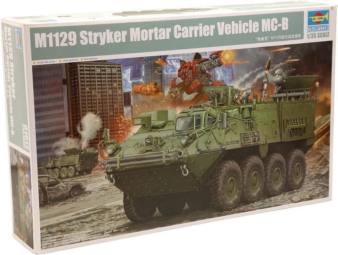 Modelbouwset Gepantserd Voertuig M1129 Stryker Mortar Carrier Schaal 1:35