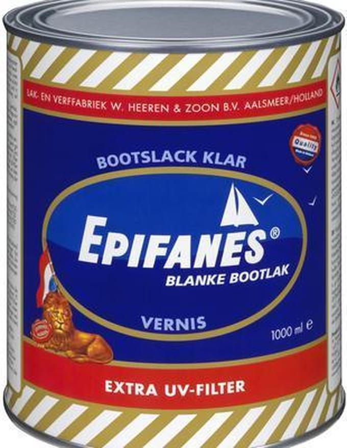 Epifanes Blanke Lak - Bootlak - Vernis - Extra UV-Filter - 1 Liter