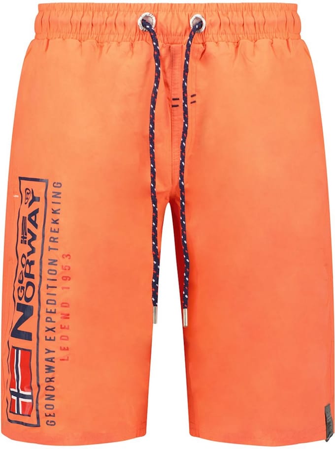 Geographical Norway Zwembroek Qoffroy Fluo Coral - M