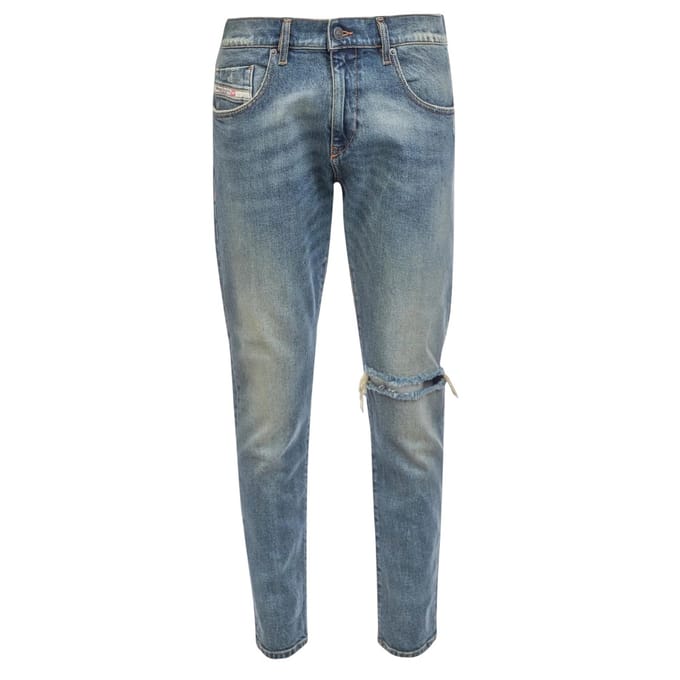 Diesel Heren 2019 D-Strukt Denim Slim-fit Jeans (Blauw)