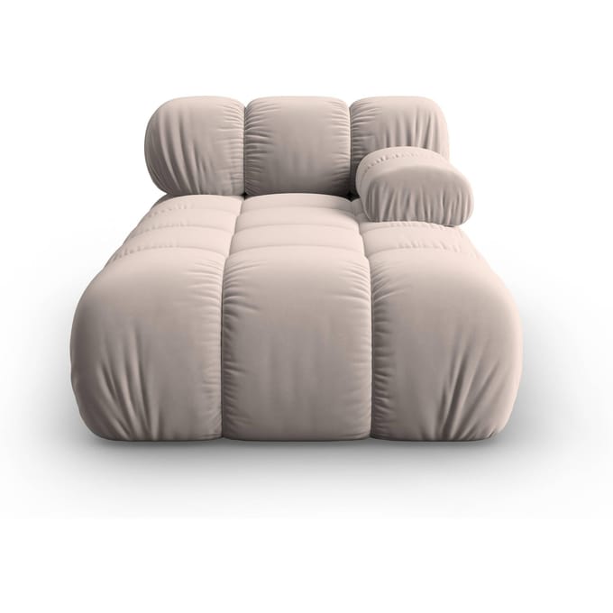 Modulair-chaise longue Tropea rechts velvet | Milo Casa
