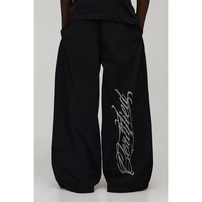 Extreme Parachute Fit Gecertificeerd Geborduurde Broek | Black | Size 3XL