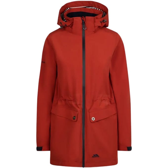 Trespass Dames/Dames Tiverton Waterdichte Jas (Verbrande Sienna)