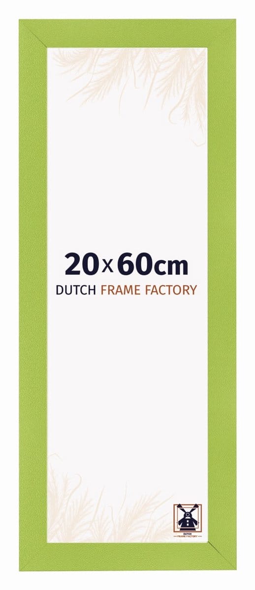 Fotolijst 20x60 cm - MDF - Groen - Praag
