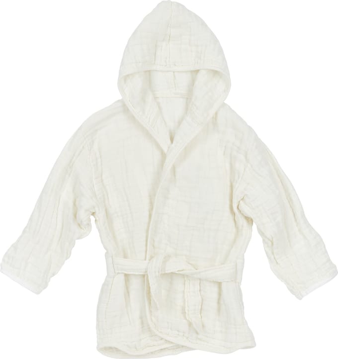 Meyco Baby Uni badjas - pre-washed hydrofiel - offwhite - 74/80