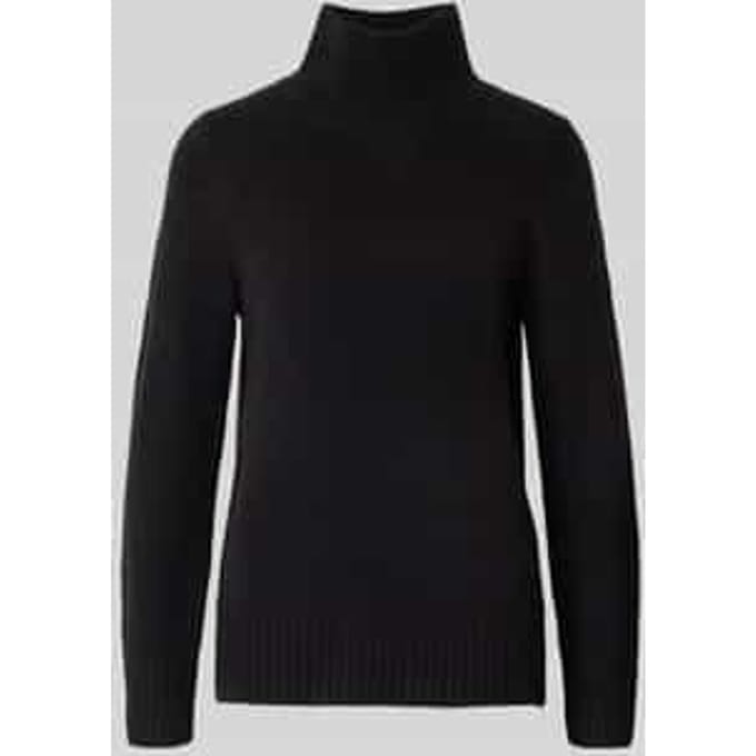 Gebreide pullover met opstaande kraag