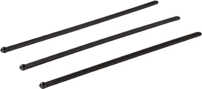 Finnacle - 200st Zwarte Roerstaafjes / Cocktailstirrers, 16,5cm